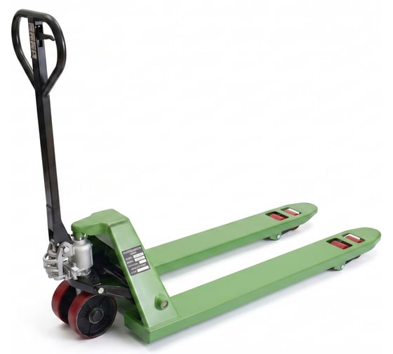 Гидравлическая тележка EURO-LIFT JD02 г/п 2.5 т, L=1150 мм, B=550 мм, П/У колеса 00-00004685