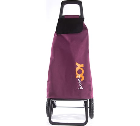 Сумка-тележка Joy Home GINGER, фиолетово-черная 10274