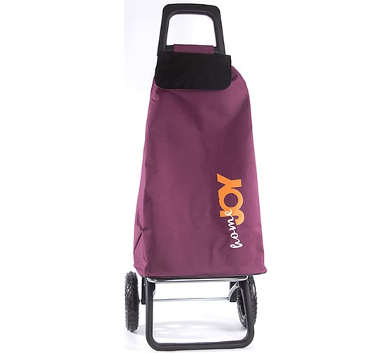 Сумка-тележка Joy Home GINGER, фиолетово-черная 10274