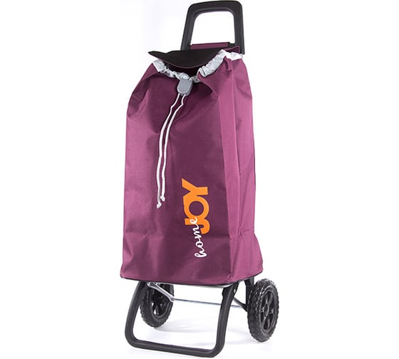 Сумка-тележка Joy Home GINGER, фиолетово-черная 10274