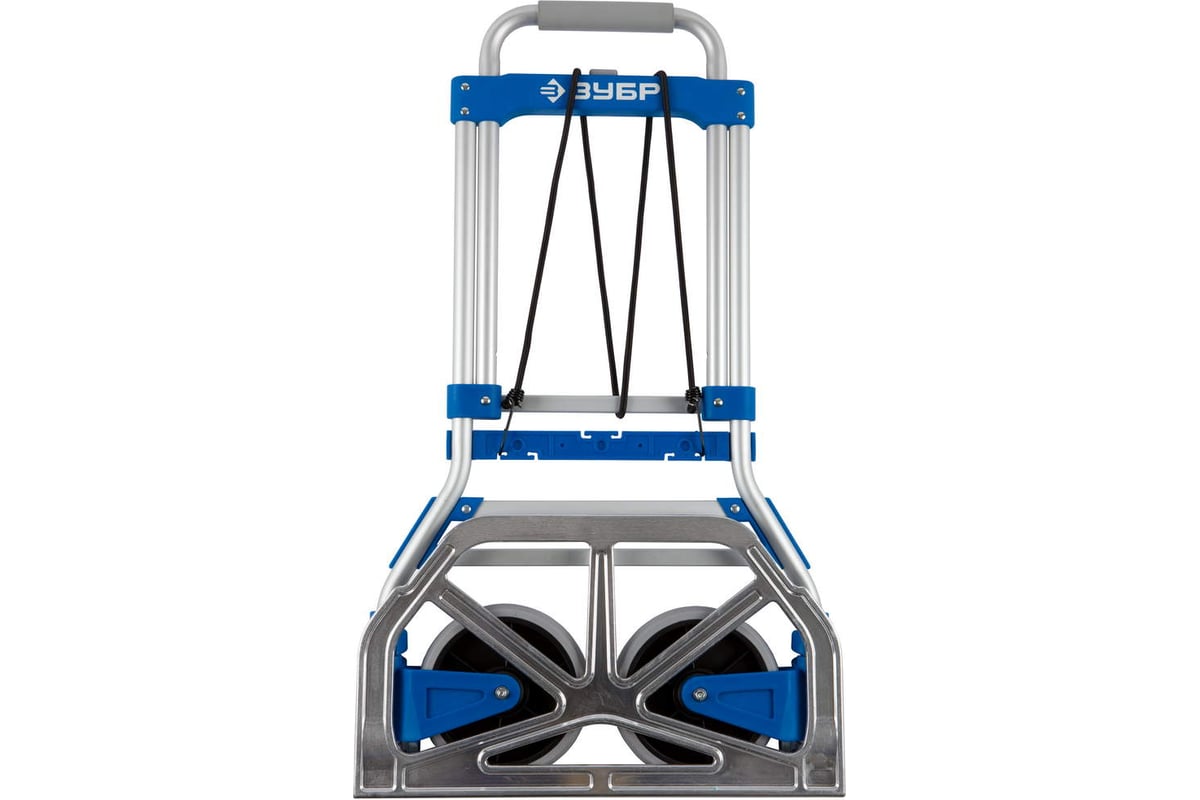 Хозяйственная складная тележка ЗУБР максимальная нагрузка 90 кг 38750 .