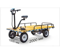 Платформенная электрическая тележка Rutrike СКЛАД 2000 021705