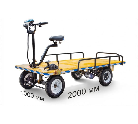 Платформенная электрическая тележка Rutrike СКЛАД 2000 021705 1