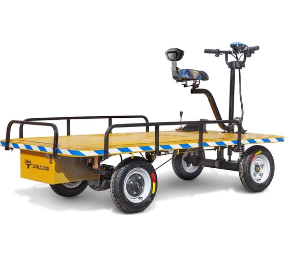 Платформенная электрическая тележка Rutrike СКЛАД 2000 021705