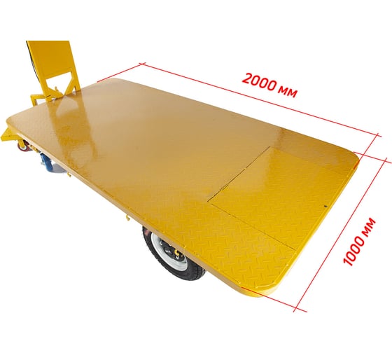 Платформенная электрическая тележка Rutrike ПЛИТА 2000 022962