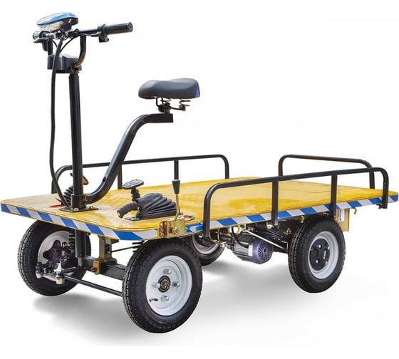 Платформенная электрическая тележка Rutrike СКЛАД 1500 022964 1