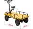 Платформенная электрическая тележка Rutrike СКЛАД 1500 022964 6