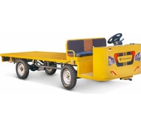 Платформенная электрическая тележка Rutrike ТРАНСПОРТЕР 023657