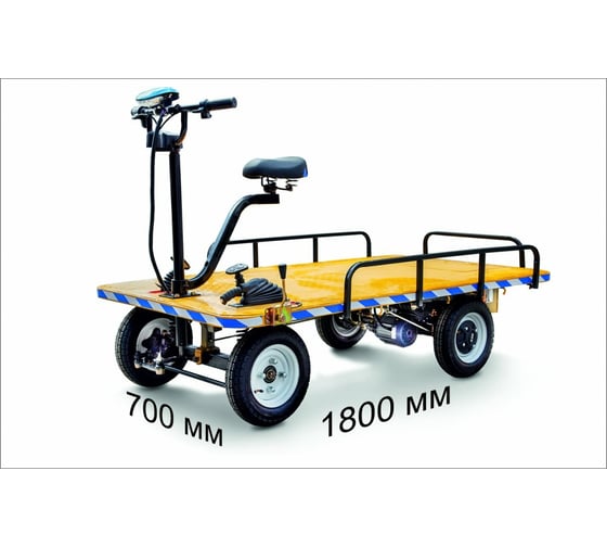 Платформенная электрическая тележка Rutrike СКЛАД 1800 023661