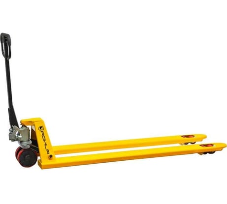 Гидравлическая тележка RohlaRhino длинновильная с полиуретановыми колесами, длина вил 2000 мм, грузоподъемность 2,5 т RRSD2025L