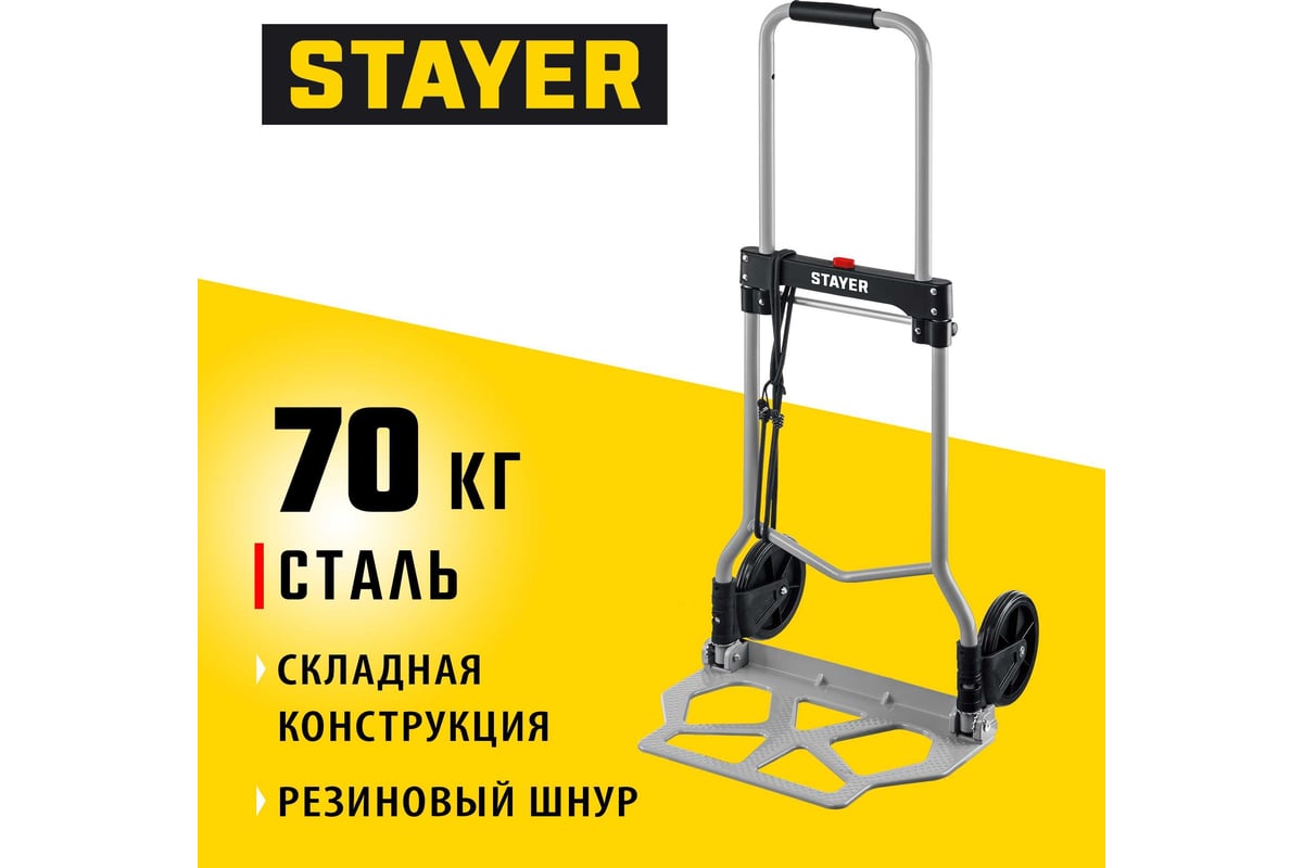 Складная хозяйственная тележка STAYER PROTruck до 70 кг 38755-70_z01 ...