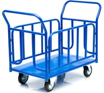 Тележка Стелла-техник платформенная, с бортами, 600х1000мм, КПО-300Т-160-К