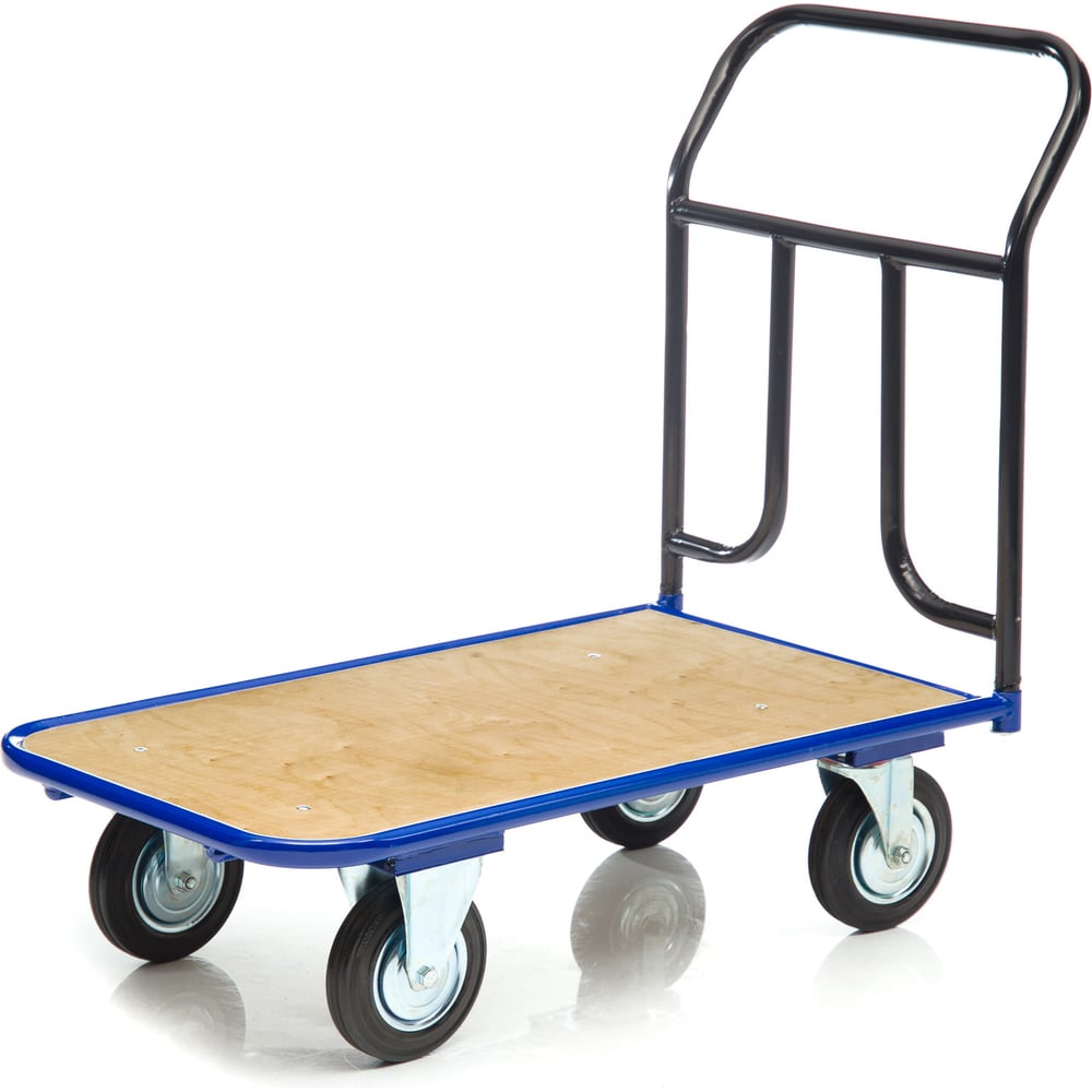 Платформенная 4-х колесная тележка с фанерой Стелла КПТ-500 150-К ...