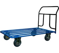 Платформенная 4-х колесная тележка Стелла КП-600 Т 266-К Пневмо