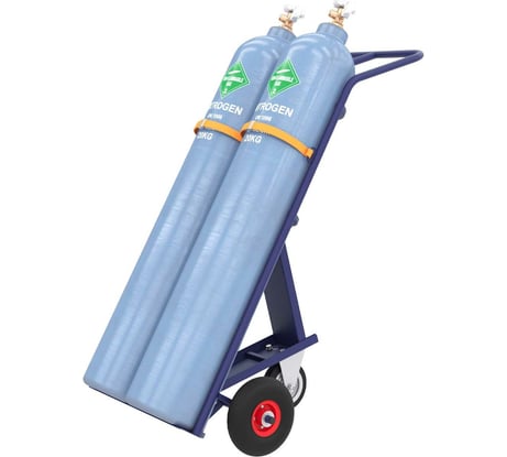 Тележка для двух пропановых баллонов RUSKLAD ГБ 2 литые