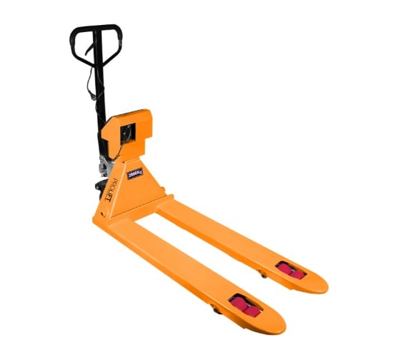 Гидравлическая тележка с весами PROLIFT CW 25, грузоподъемность 2500 кг, 1150х555 мм, колеса полиуретан CW25