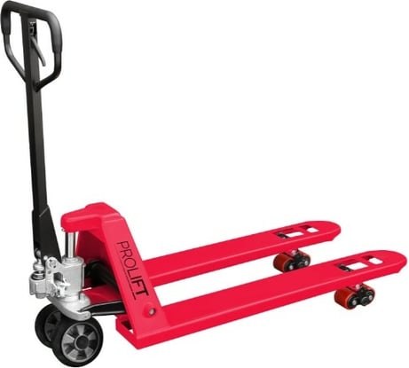 Гидравлическая тележка PROLIFT грузоподъемность 2500 кг, колеса резина, вилы 1150x550 мм AC 25