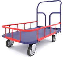 Тележка RUSKLAD ТПБ 9 (500x1000) d160мм платформенная с бортиком ТПБ 9 160