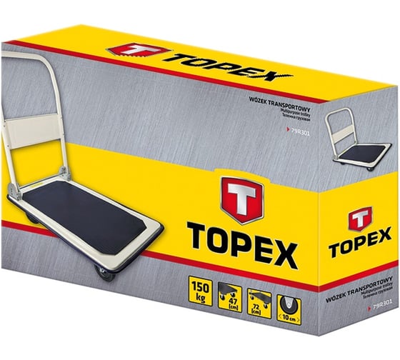 Универсальная грузовая тележка 150 кг TOPEX 79R301
