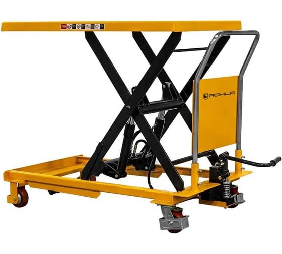 Гидравлический подъемный стол RohlaRhino PT 500D 500 кг, 1200x800 мм, 0.9 м PT500D