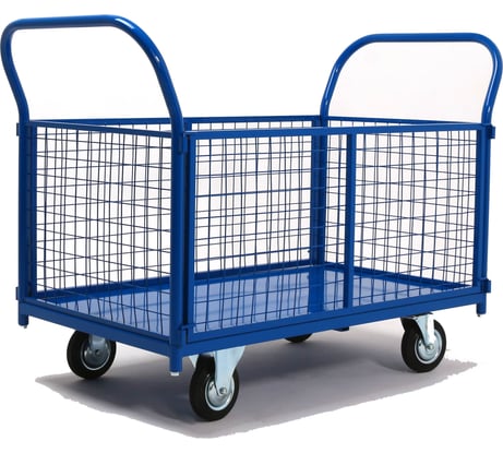 Платформенная бортовая тележка 500 мм, 125 мм Промышленник ПС-5.8