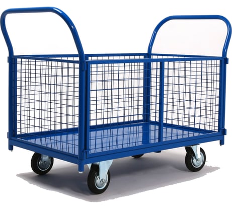 Платформенная бортовая тележка 500 мм, 160 мм Промышленник ПС-6.12