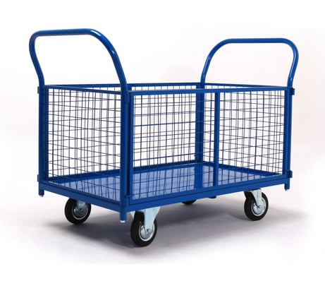 Платформенная бортовая тележка 500 мм, 160 мм Промышленник ПС-7.12