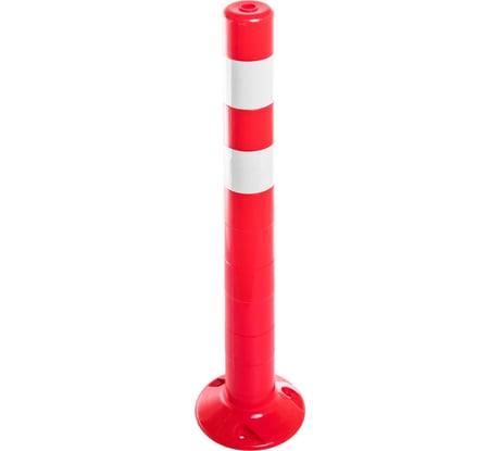 Сигнальный столбик упругий 750 мм, красный Протэкт ССУ 750