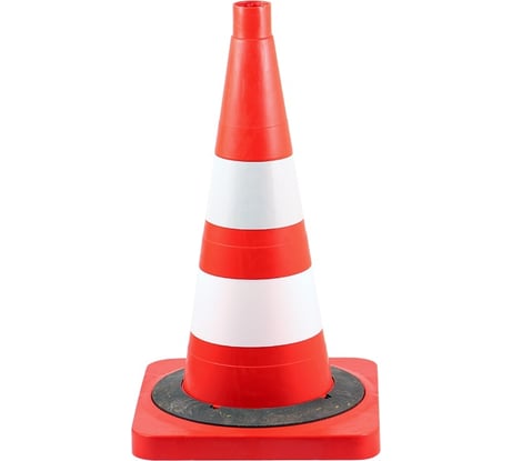 Сигнальный конус ПРОТЭКТ 510 мм, оранжевый, комбинированный, утяжеленный КС-2.6.0-П