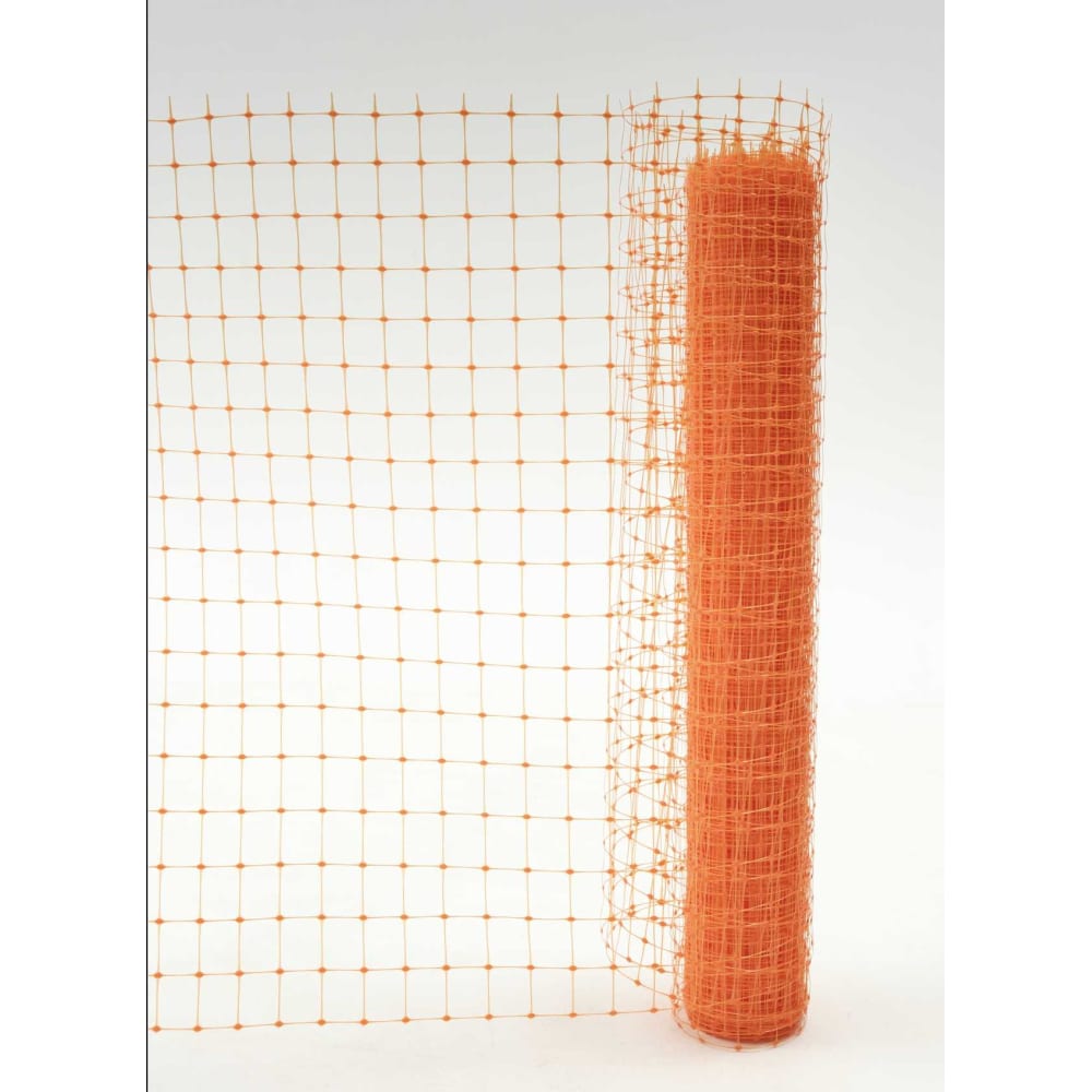  сетка Тенет оранжевая, ячейка 50х50 мм, размер 1.5х20 м .