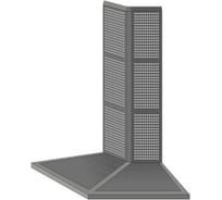 Силовой барьер ООО Лига СБО(б) внешний угол 600/600x1290x1380 мм, цинковое покрытие СБОБВНЕШЦП