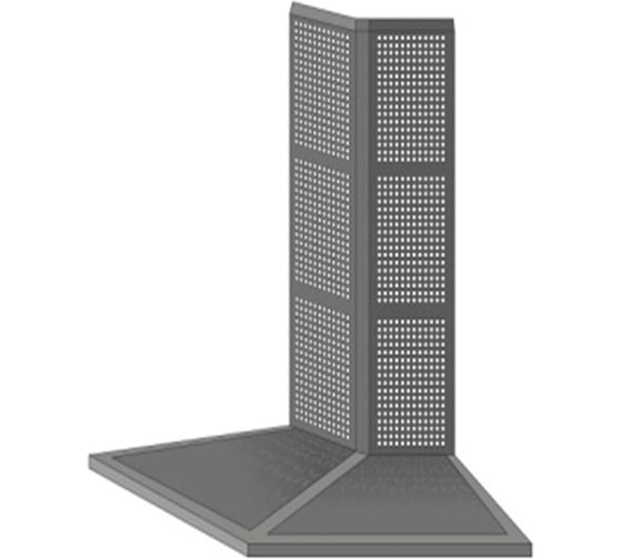 Силовой барьер ООО Лига СБО(б) внешний угол 600/600x1290x1380 мм, цинковое покрытие СБОБВНЕШЦП