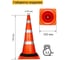 Конус дорожный ТЕХНОЛОГИЯ КС-3 8 0, 750 мм, мягкий, 3 светоотражающие полосы + утяжелитель (квадратное основание), (Ц) (комплект 5 шт) 00-00010578 3