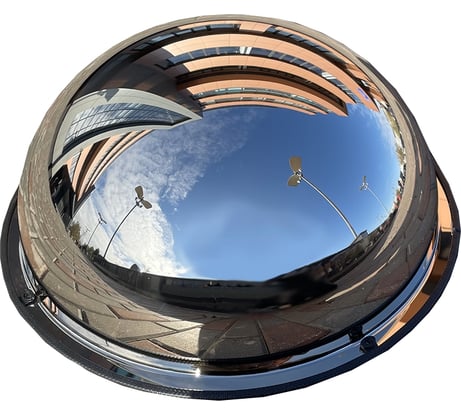 Зеркало для помещений Turbosky купольное, 800 мм 435