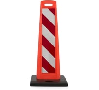 Ограждение дорожное с подставкой-утяжелителем ООО ОПТИМА СЕРВИС Солдатик 110 см парковочное пластиковое разделитель тип 2 00-00058209