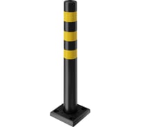 Гибкий парковочный столбик ТЕХНОЛОГИЯ ЧЕРНЫЙ с квадратным основанием 750 мм 00000004348
