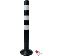 Гибкий парковочный столбик ТЕХНОЛОГИЯ ЧЕРН/БЕЛ. ССУ-750 ГОСТ 32843-2014 с комплектом крепления 00-00008075