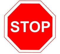 Знак дорожный ООО ПК МАГИСТРАЛЬ 2.5 Движение без остановки запрещено В 700 мм пленка тип А 4687206375628