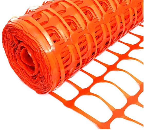 Аварийное ограждение ТЕХНОЛОГИЯ «Барьер» рулон 1мх50м А-100, ячейка 45х95 (Китай) 00-00010143 1