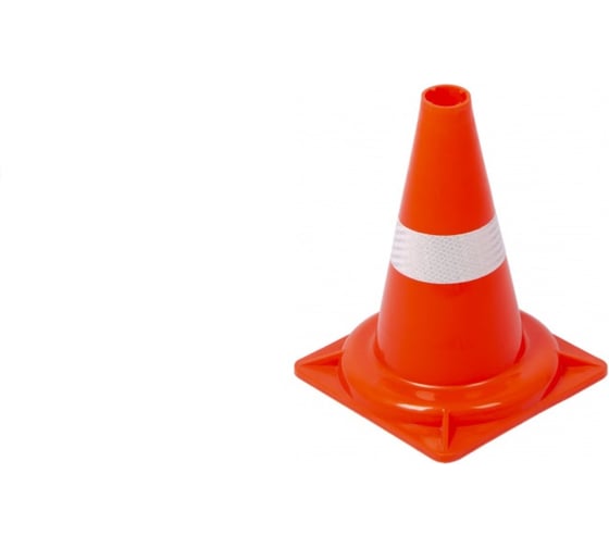 Конус дорожный сигнальный Рзка ООО оранжевый, 320 мм, 1 светоотражающая полоса КС-1,3 1