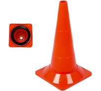 Конус дорожный сигнальный Рзка ООО оранжевый 520 мм без полос с утяжелителем КС-2.2