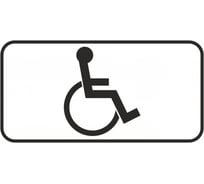 Знак дорожный ООО ПК МАГИСТРАЛЬ 8.17 Инвалиды 350х700 мм пленка тип I-A 4687207367561