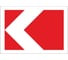 Дорожный знак КОНВЕРА-D 1.34.2 Направление поворота пл. класс IIб, III т/р (500x615мм) 00-4396-22 1