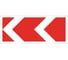 Дорожный знак КОНВЕРА-D 1.34.2 Направление поворота пл.тип А II т/р (500x615мм) 00-4396-24 1