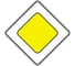 Дорожный знак КОНВЕРА-D 2.1 Главная дорога пл. класс IIб, III т/р (700х700) 00-4397-48 1