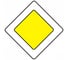 Дорожный знак КОНВЕРА-D 2.1 Главная дорога пл. класс IIб, III т/р (700х700) 00-4397-48 1