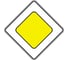 Дорожный знак КОНВЕРА-D 2.1 Главная дорога пл. тип А, II т/р (700х700) 00-4398-32 1