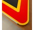 Знак дорожный Стандарт Знак 1.25 Дорожные работы, A-900 мм, инженерная пленка Тип-А шариковая, металл 0.8 мм, желтый фон 00-00006711 3