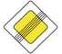 Дорожный знак КОНВЕРА-D 2.2 Конец главной дороги пл. тип А, II т/р (700х700) 00-4399-47 1