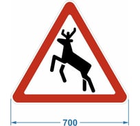 Дорожный знак PALITRA TECHNOLOGY 1.27 "Дикие животные" 120005-1-27-I